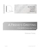 A Friend's Greeting 2/3/4-Part choral sheet music cover